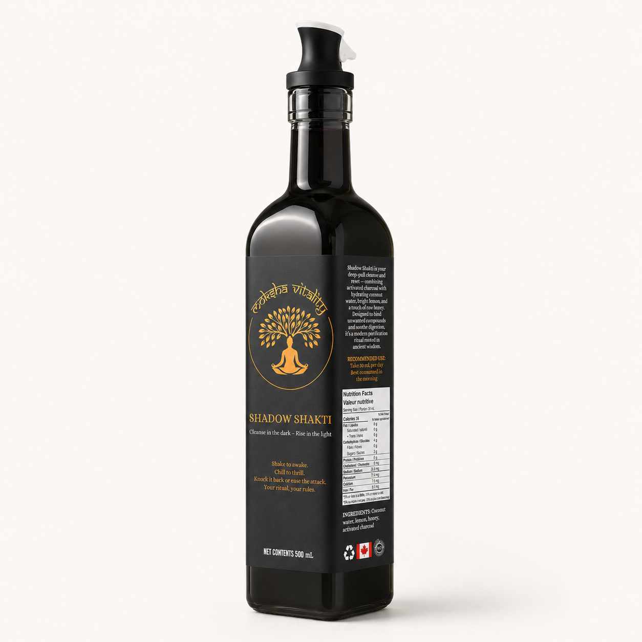 Shadow Shakti 500 mL Refillable Bottle — First Fill Included