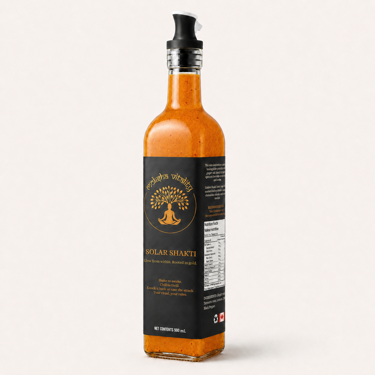 Solar Shakti 500 mL Refillable Bottle — First Fill Included