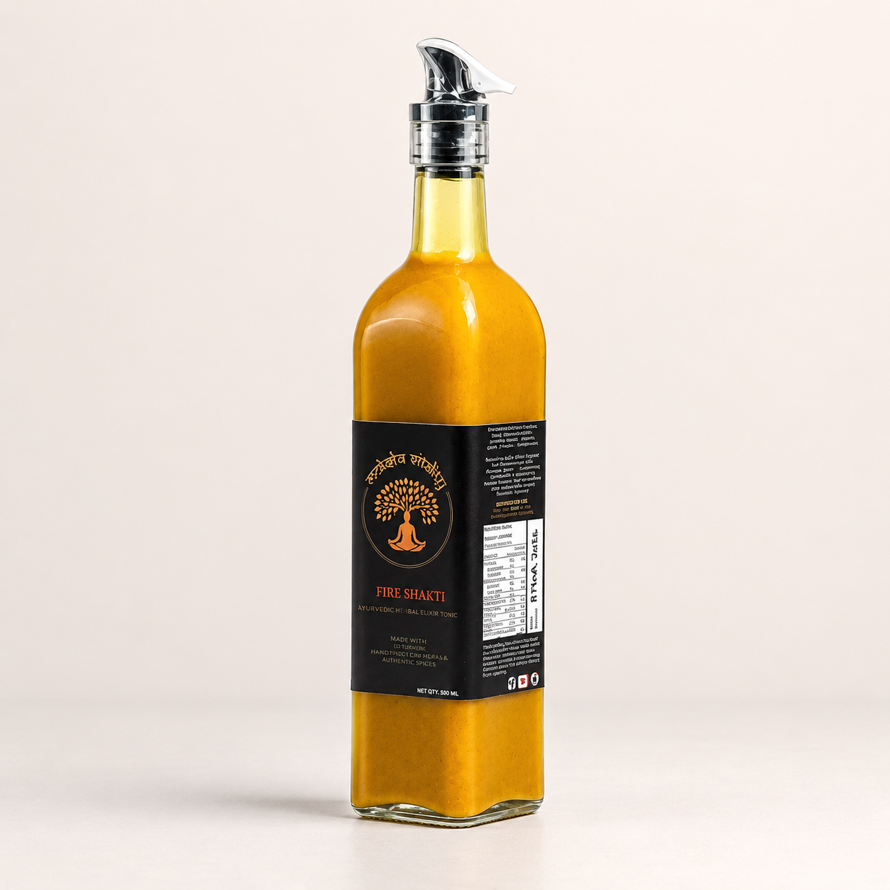 Fire Shakti 500 mL Refillable Bottle — First Fill Included