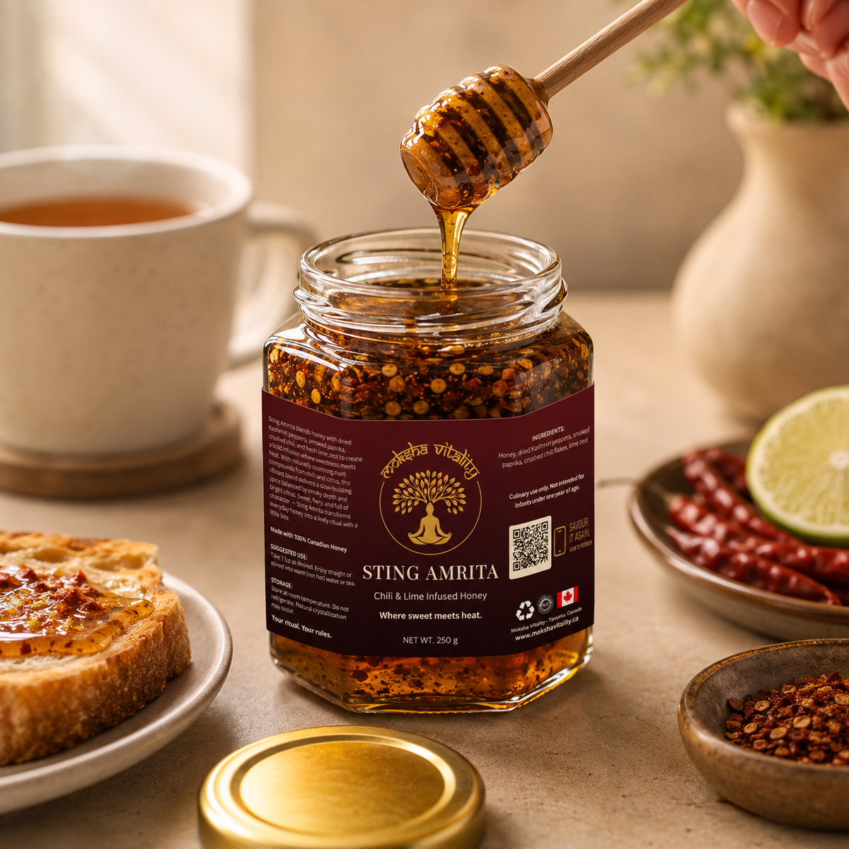 Sting Amrita hot honey with chili and lime