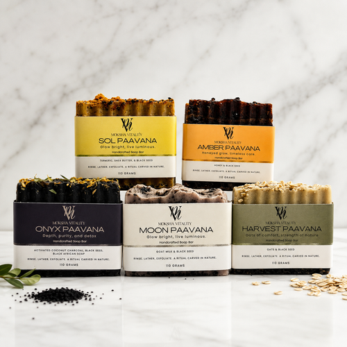 Complete Ritual Box with five Paavana soap bars