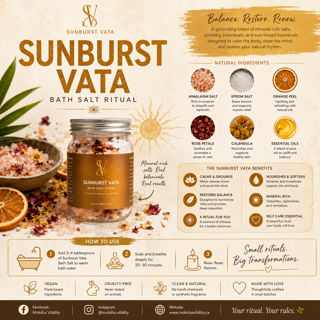 Sunburst Vata Soma Bath Soak (450 g)